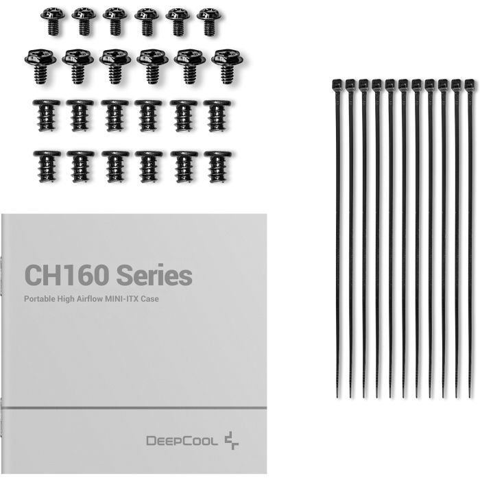 Корпус Deepcool CH160 Black (R-CH160-BKNGI0-G-1) изображение 11