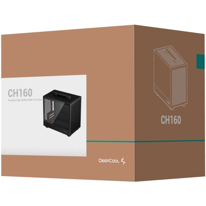 Корпус Deepcool CH160 Black (R-CH160-BKNGI0-G-1) изображение 12