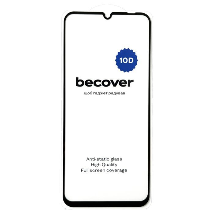 Стекло защитное BeCover Xiaomi Redmi 13C / Poco C65 10D Black (711372) изображение 3