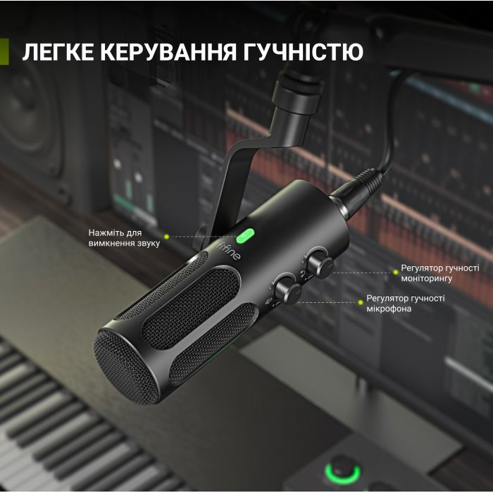 Мікрофон Fifine Tank 3 USB/XLR Black (Tank3) зображення 7