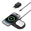 Зарядное устройство Belkin 2in1 15W Pad Qi2 black (WIZ021VFBK) изображение 3