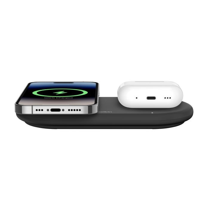 Зарядное устройство Belkin 2in1 15W Pad Qi2 black (WIZ021VFBK) изображение 8
