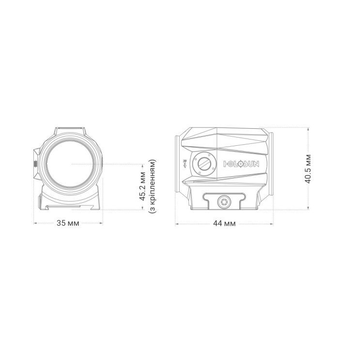 Коліматорний приціл Holosun SCRS RD 2 (747040) зображення 10