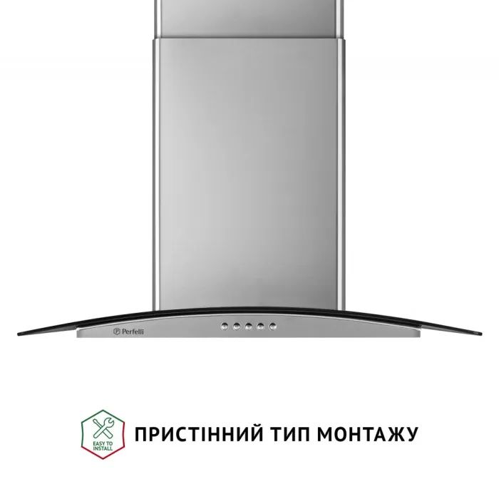 Витяжка кухонна Perfelli GRASSI 6HMX INOX зображення 2