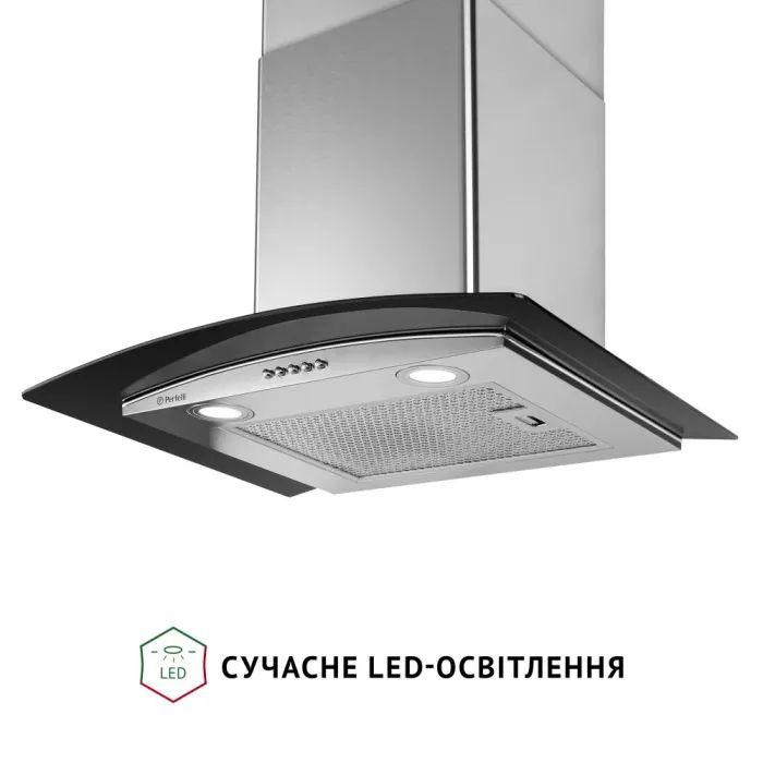 Витяжка кухонна Perfelli GRASSI 6HMX INOX зображення 4