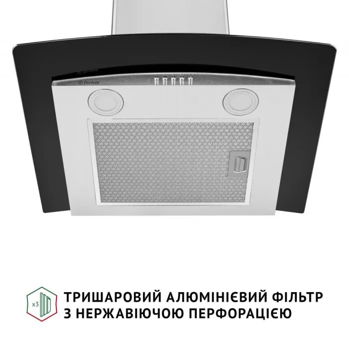 Витяжка кухонна Perfelli GRASSI 6HMX INOX зображення 7