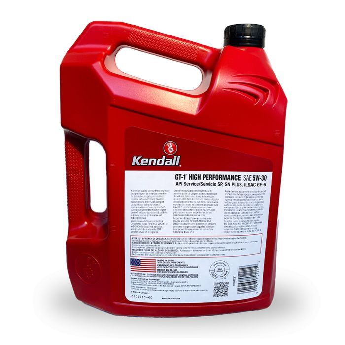 Моторна олива Kendall GT-1 High Performance 5W30 3,78 л зображення 2