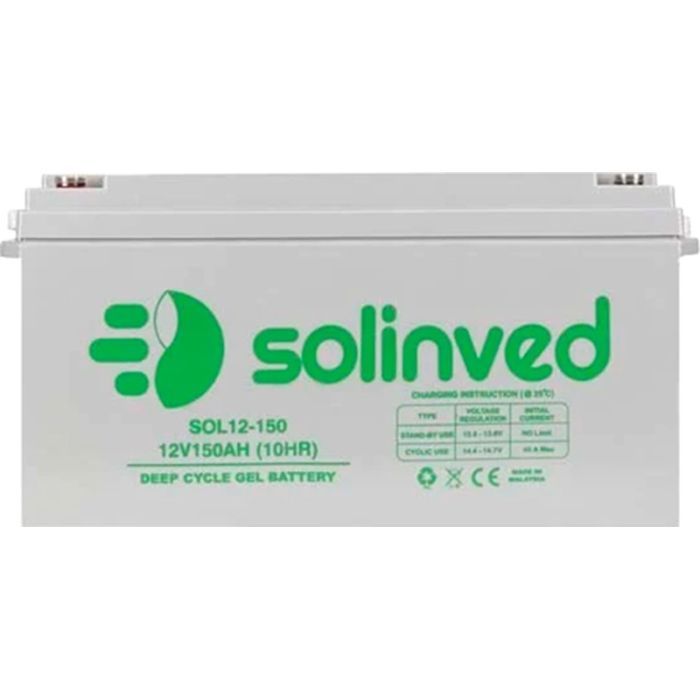 Батарея к ИБП Solinved 12V-150Ah, GEL (SLG150-12) изображение 2