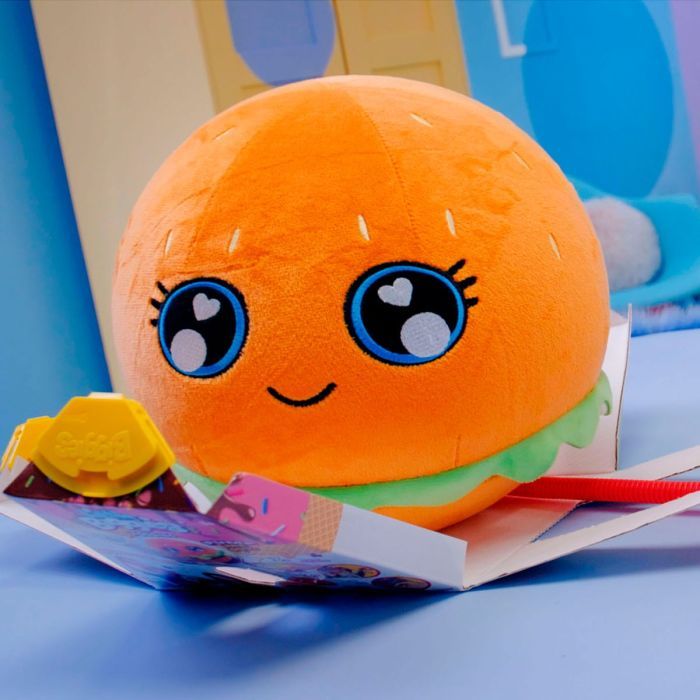 Мягкая игрушка Biggies серии Little Foodies – Бургер (надувная игрушка, насос) (BIG002-BU) изображение 5
