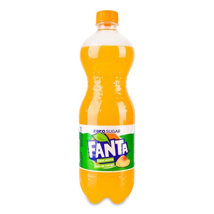 Напій Fanta Zero Sugar Безалкогольний сильногазований соковмісний Манго 750 мл (5449000187062)