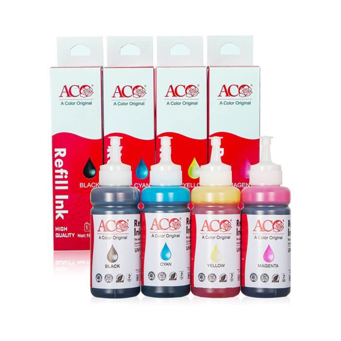 Чернила ACO HP GT51/52 Yellow, 70ml, InkTank/Smart Tank (ACO-AH-001-YUN)