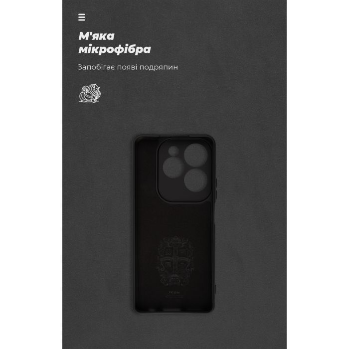 Чехол для мобильного телефона Armorstandart ICON Infinix Hot 40 Camera cover Black (ARM79055) изображение 4