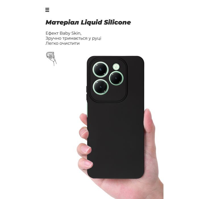 Чехол для мобильного телефона Armorstandart ICON Infinix Hot 40 Camera cover Black (ARM79055) изображение 7