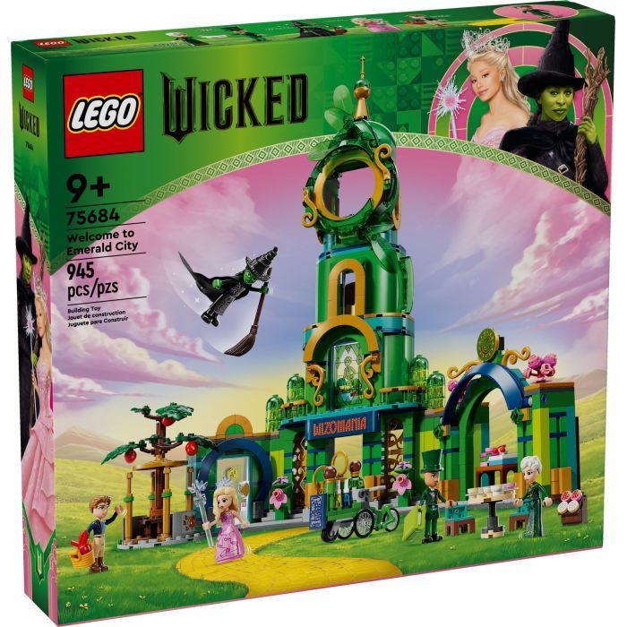 Конструктор LEGO Wicked Добро пожаловать в Изумрудный город 945 деталей (75684)
