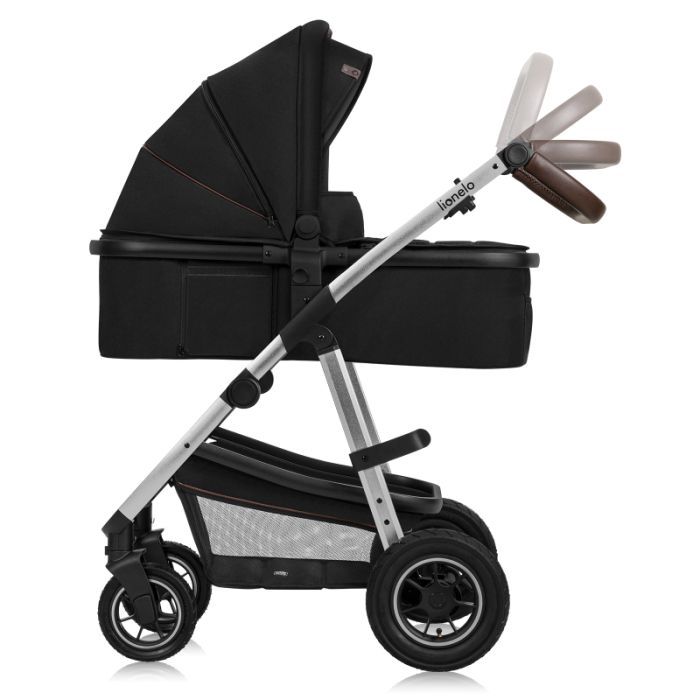 Коляска Lionelo 3 в 1 Amber 3 Black Silver (LO-AMBER BLACK SILVER (3in1)) изображение 10