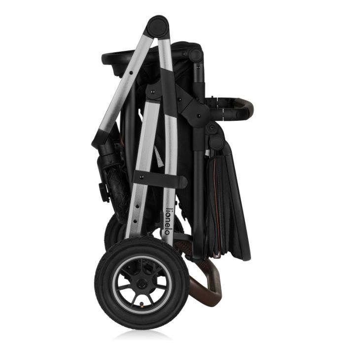 Коляска Lionelo 3 в 1 Amber 3 Black Silver (LO-AMBER BLACK SILVER (3in1)) изображение 11