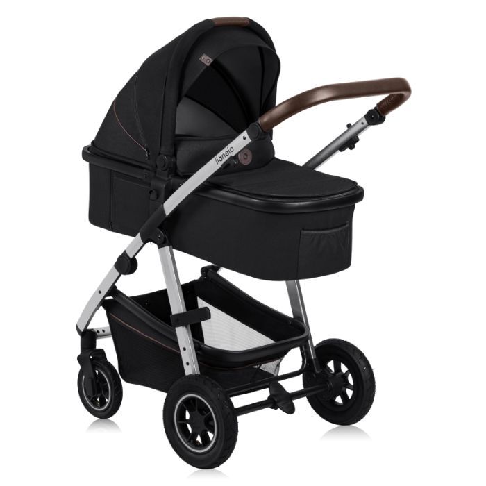 Коляска Lionelo 3 в 1 Amber 3 Black Silver (LO-AMBER BLACK SILVER (3in1)) изображение 5