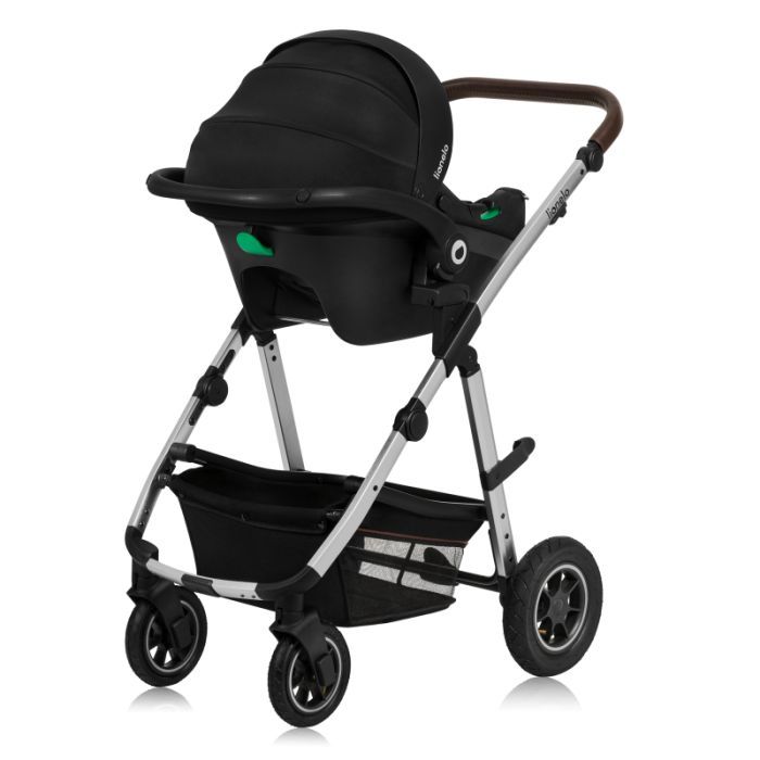 Коляска Lionelo 3 в 1 Amber 3 Black Silver (LO-AMBER BLACK SILVER (3in1)) изображение 7