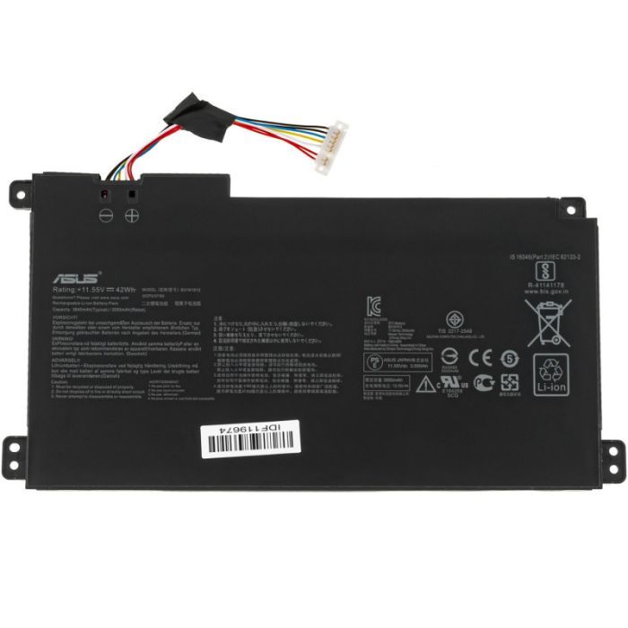 Аккумулятор для ноутбука ASUS VivoBook E410MA B31N1912, 3640mAh (42Wh), 3cell, 11.55V (A47901)