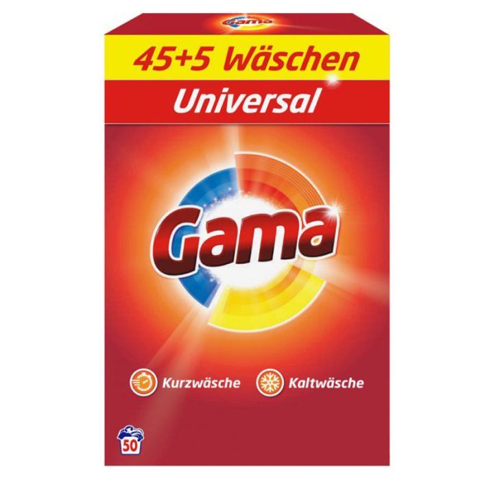 Стиральный порошок Gama 3 in 1 Universal 3.25 кг (8435495837701)