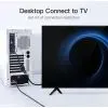 Переходник VGA 15F to HDMI M 1080P 60Hz 3,5mm Audio 0.15m Vention (ACNBB) изображение 7