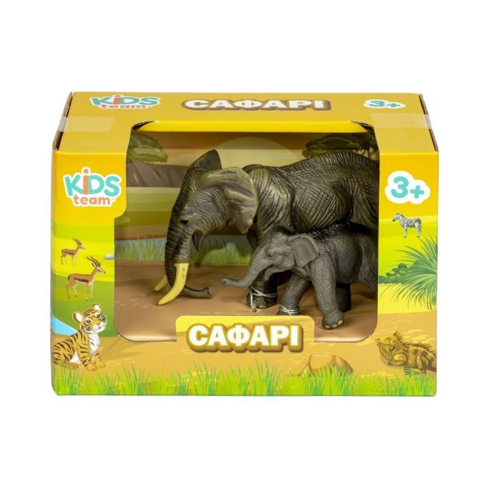 Фігурка Kids Team Сафарі Слон і слоненя (Q9899-A24_1) зображення 2
