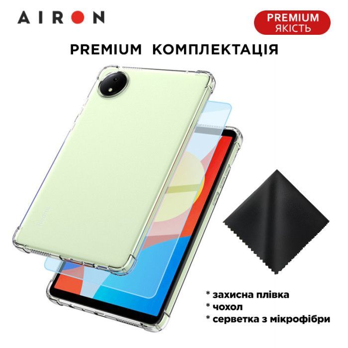 Чехол для планшета AirOn EVA Xiaomi Redmi Pad SE 8.7" transparent (4822352781142) изображение 6