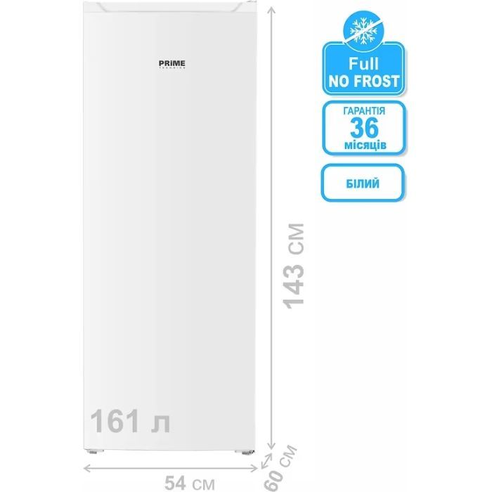 Морозильна камера PRIME Technics FSN 1413 E зображення 4