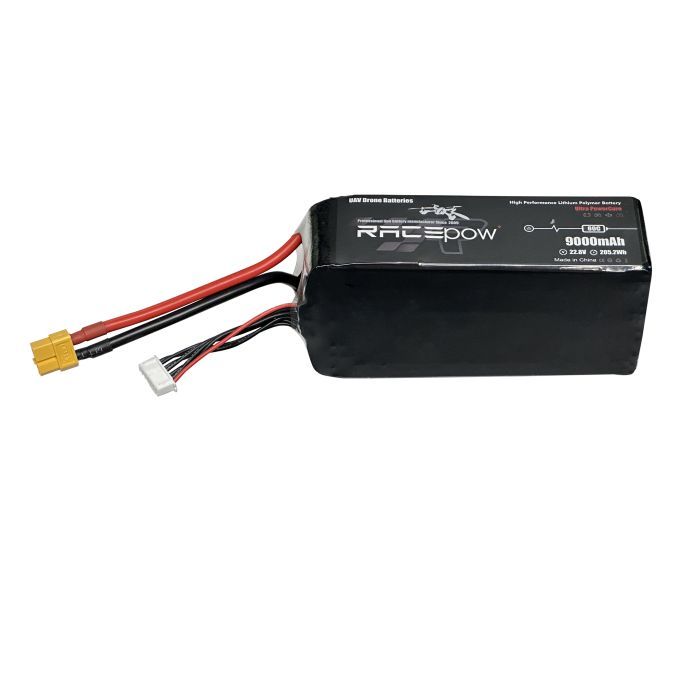 Аккумулятор для дрона RacePow 9000mAh 6S2P 22.8V 80C (9000mAh-6S2P-80C) изображение 7