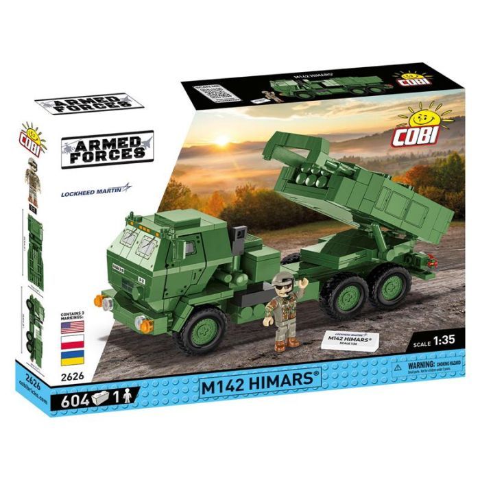 Конструктор Cobi РСЗО Himars M142 (UA/PL/US), 604 детали (COBI-2626)