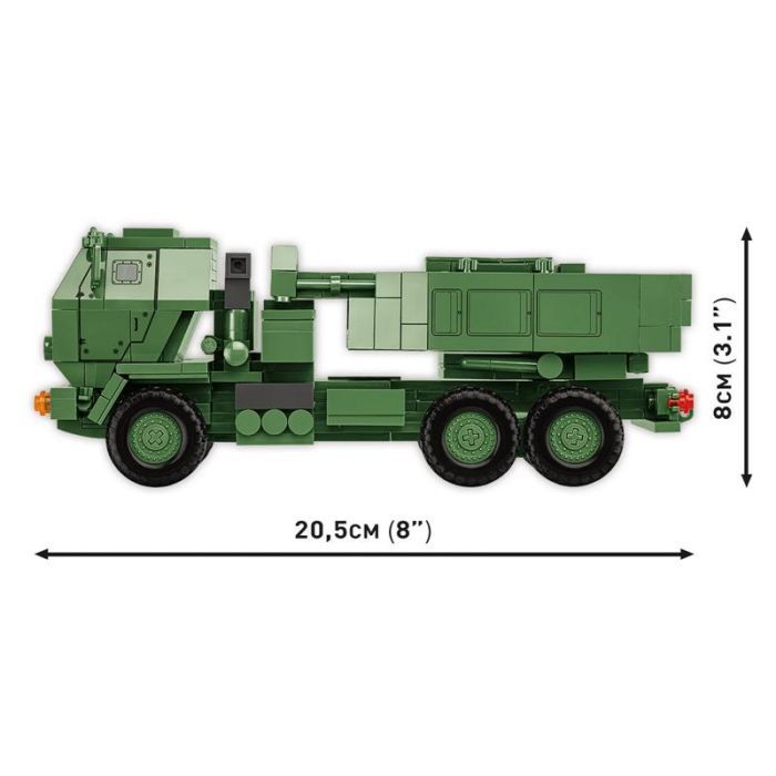 Конструктор Cobi РСЗО Himars M142 (UA/PL/US), 604 детали (COBI-2626) изображение 8