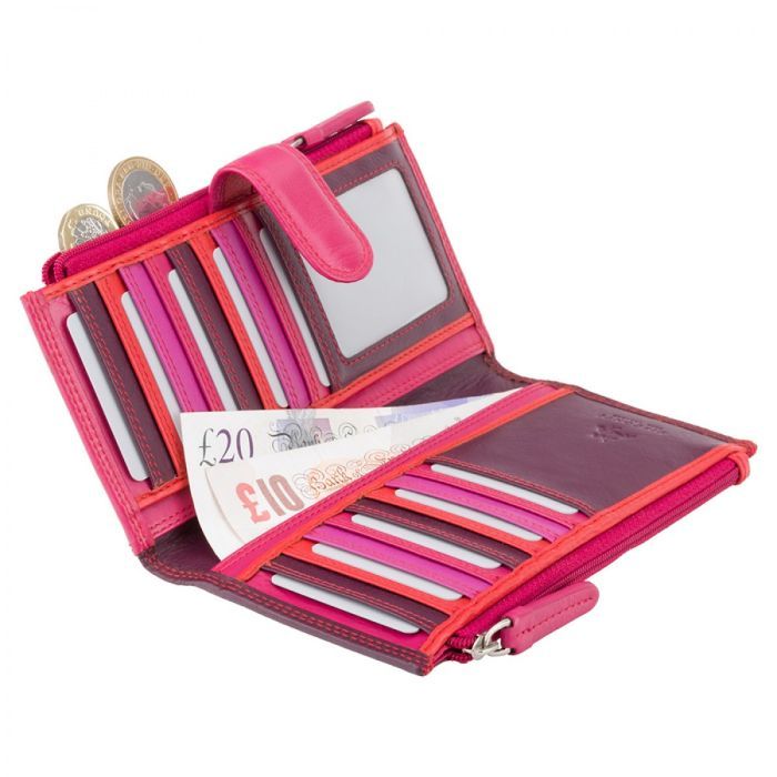 Гаманець Visconti RB100 Bermuda з RFID Blue Multi (RB100 BLUE M) зображення 4