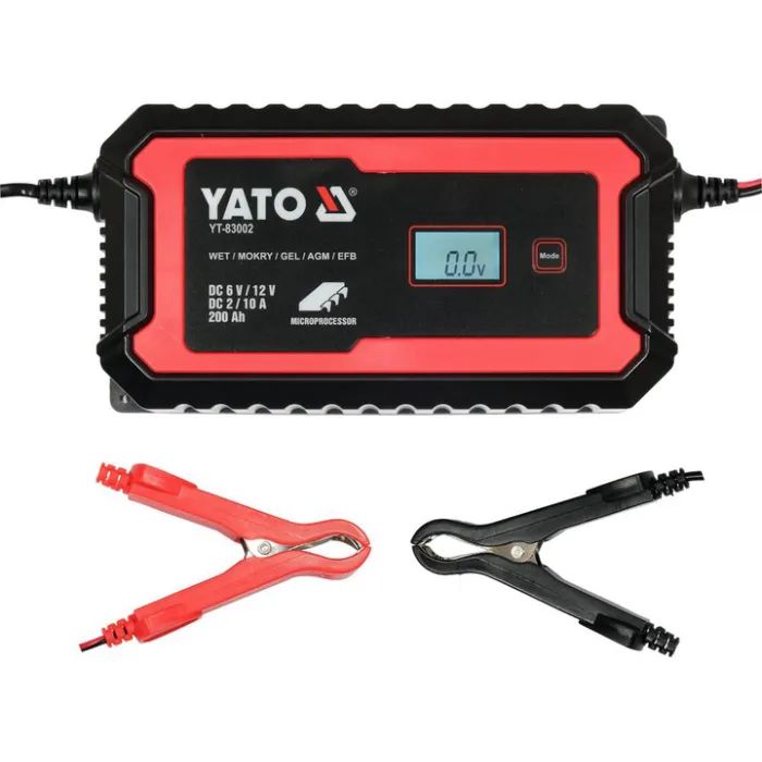 Зарядное устройство для автомобильного аккумулятора Yato YT-83002
