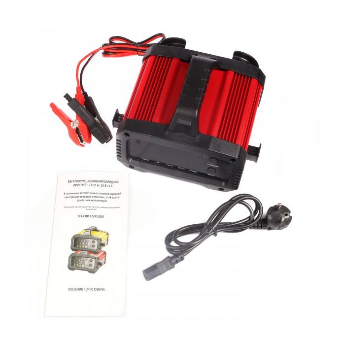 Мережевий зарядний пристрій для АКБ Maxxter MX-CHR-1224V25M 12-24V (MX-CHR-1224V25M) зображення 2