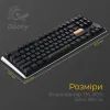 Клавиатура Ducky One 3 TKL Cherry MX Blue RGB UA USB Black (DKON2187ST-CUAPXCLAWSC1) изображение 11