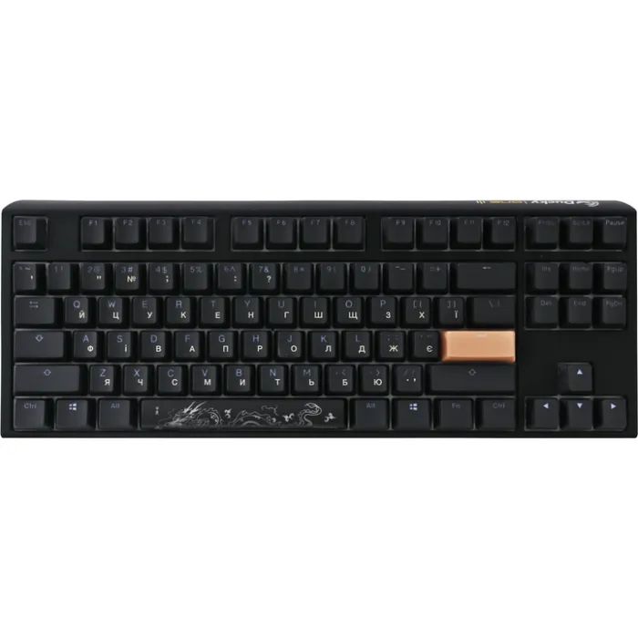Клавиатура Ducky One 3 TKL Cherry MX Blue RGB UA USB Black (DKON2187ST-CUAPXCLAWSC1) изображение 2