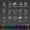 Клавиатура Ducky One 3 TKL Cherry MX Blue RGB UA USB Black (DKON2187ST-CUAPXCLAWSC1) изображение 4