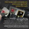 Клавиатура Ducky One 3 TKL Cherry MX Blue RGB UA USB Black (DKON2187ST-CUAPXCLAWSC1) изображение 5