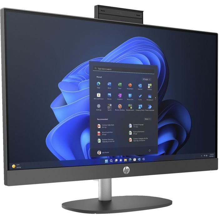 Комп'ютер HP ProOne 245 G10 AiO / Ryzen5 7520U, 16, 512, Cam, WiFi, K&M (A54ZVET) зображення 2