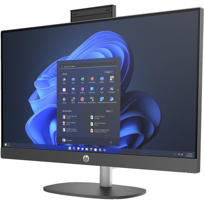 Комп'ютер HP ProOne 245 G10 AiO / Ryzen5 7520U, 16, 512, Cam, WiFi, K&M (A54ZVET) зображення 3
