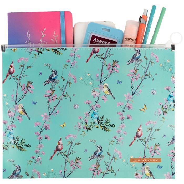 Папка на молнии Axent zip-lock А4 Olga Selyshcheva, Spring (1497-33-A) изображение 3