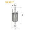 Фильтр топливный Wixfiltron WF8317