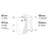Рюкзак туристический Pacsafe Vibe 20L backpack чорний-камуфляжний (60291802) изображение 5
