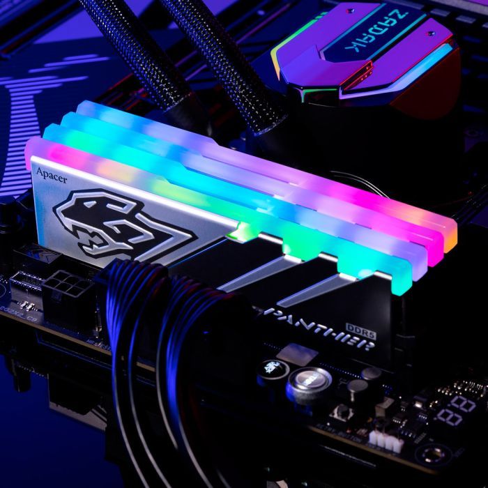 Модуль памяти для компьютера DDR5 32GB (2x16GB) 6000 MHz Panther RGB Apacer (AH5U32G60C6229BAA-2) изображение 4