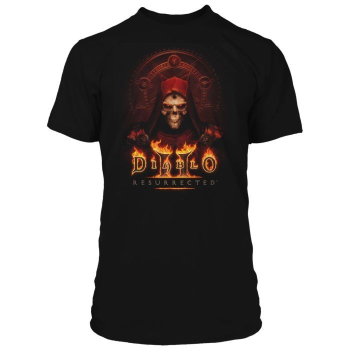 Футболка Jinx Diablo II Resurrected Key To Darkness Premium Black L (JINX-12121L)
