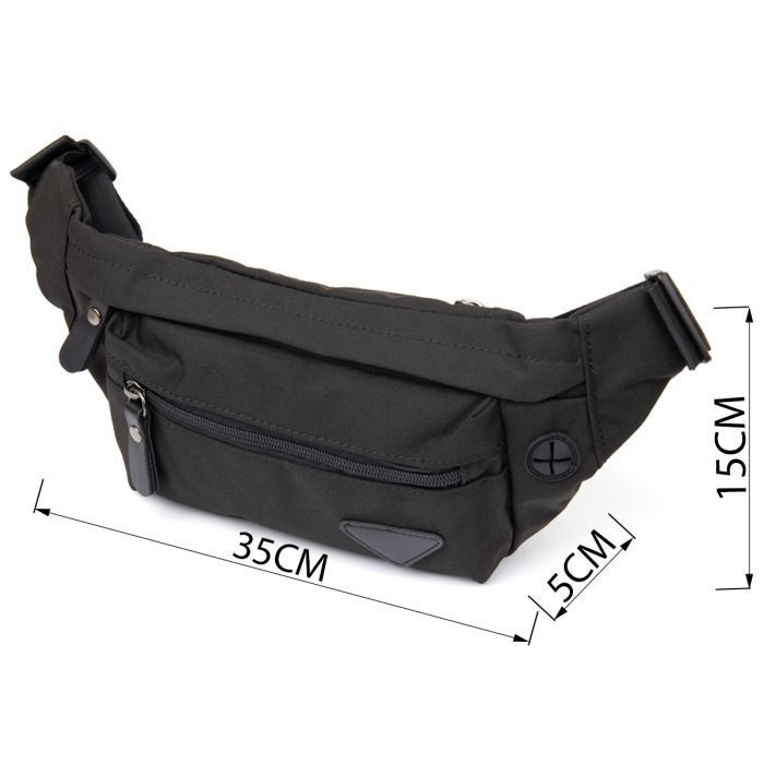 Сумка Vintage Бананка нейлон Зеленая (20636) изображение 3