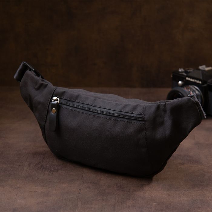 Сумка Vintage Бананка нейлон Зеленая (20636) изображение 9