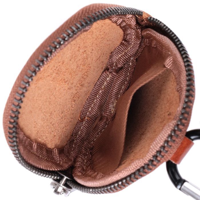 Кошелек Vintage Компактный для монет из натуральной кожи Коричневый (sale_15101) изображение 7