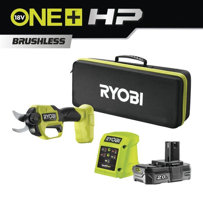 Секатор Ryobi ONE+ HP RY18SCXA-120T, 18V, 2Ah, до 28мм, кейс (5133005788) зображення 2