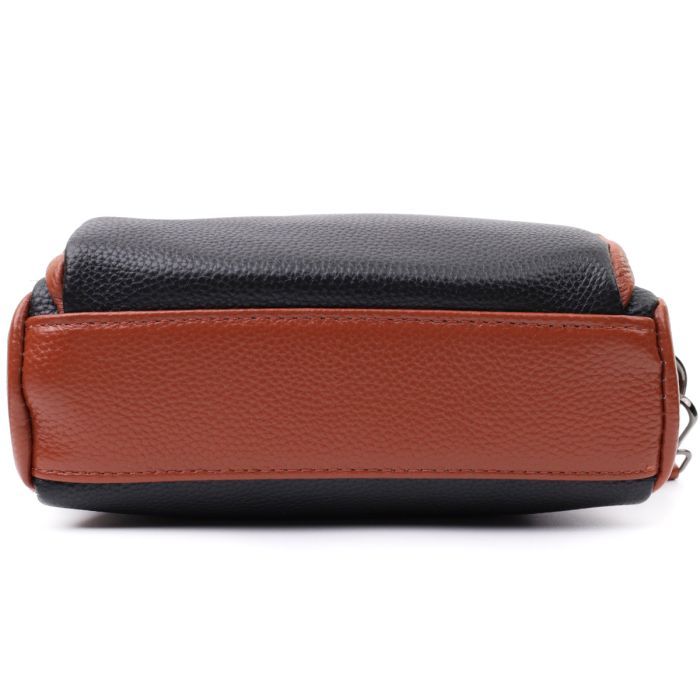 Сумка Vintage Из натуральной кожи Черная (22588) изображение 6